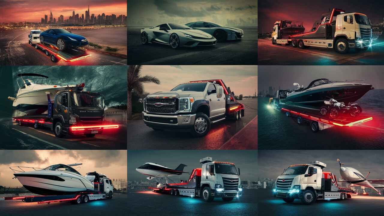 Types of Vehicles We Tow in Sharjah