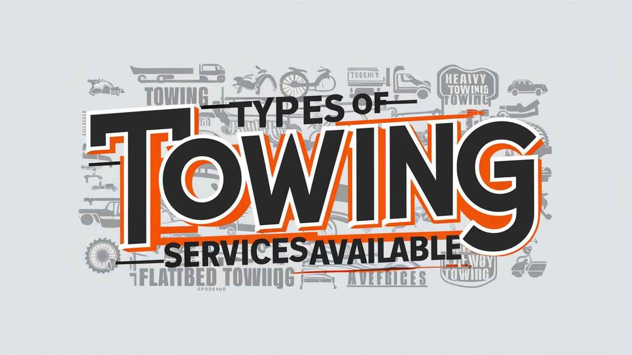 Types of Towing Services Available